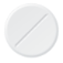 plain or chewable aspirin tablet